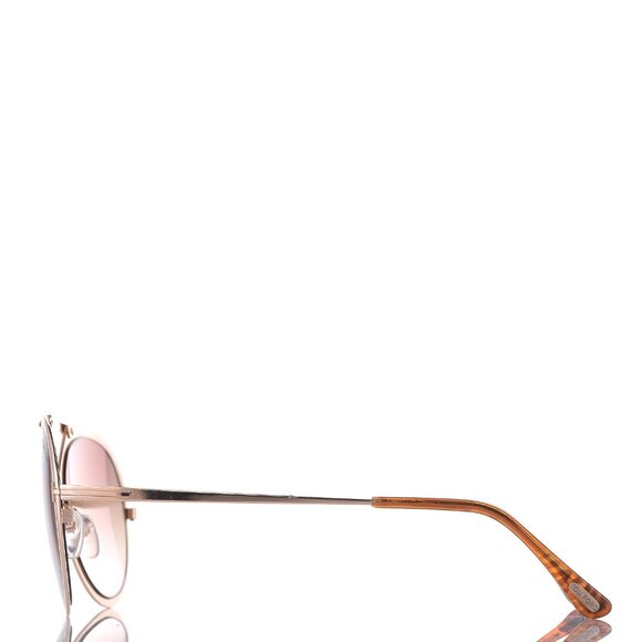 Tom Ford Dashel TF508 Aviator Unisex Sunglasses in Rose Gold main image 5